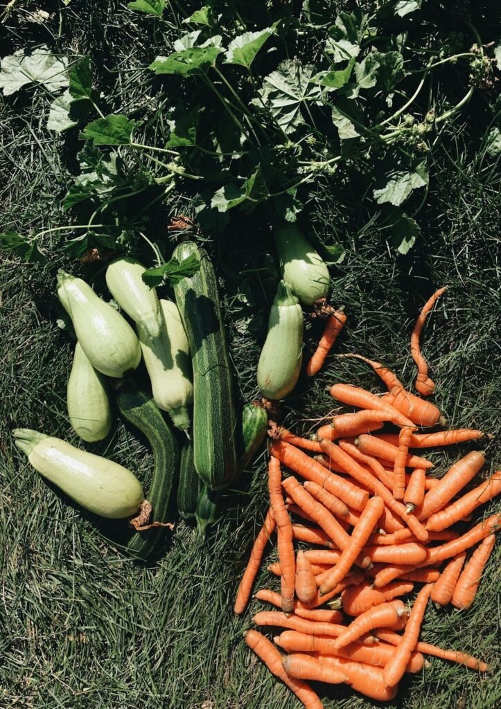 Choosing the right garden plants can include edibles like carrots.