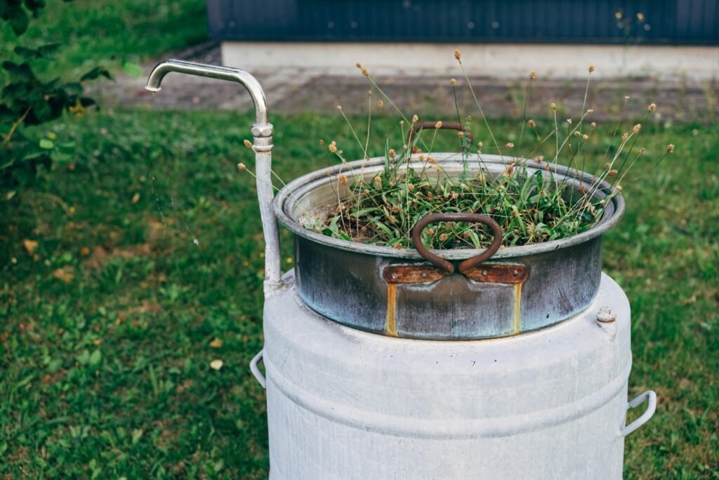 Metal containers are a unique container.