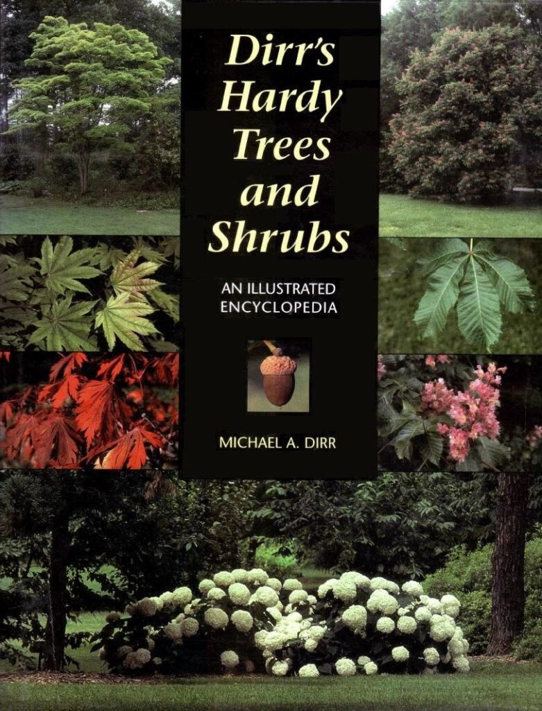 Dirr's hardy trees and shrubs is one of the top gardening books for woody plants.