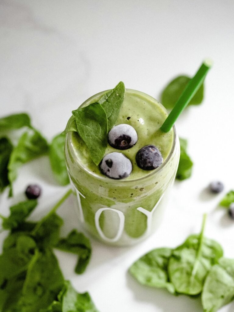Grow spinach and use it in a green smoothie like this.