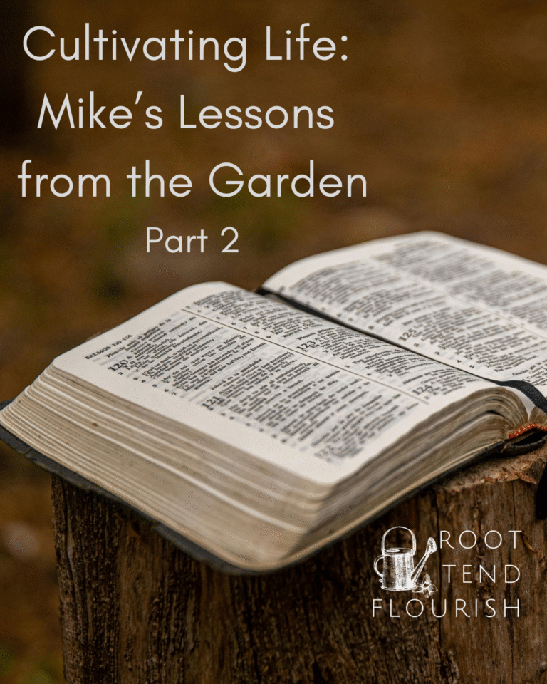 Cultivating Life: Mike’s Lessons from the Garden Part 2