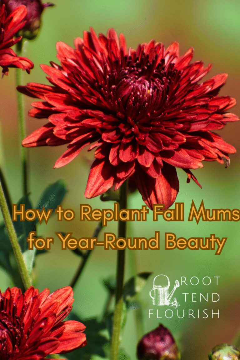 How to Replant Fall Mums for Year-Round Beauty